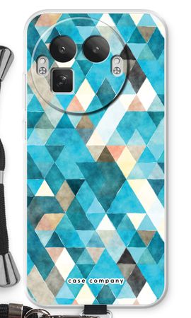 Coloured triangles blue