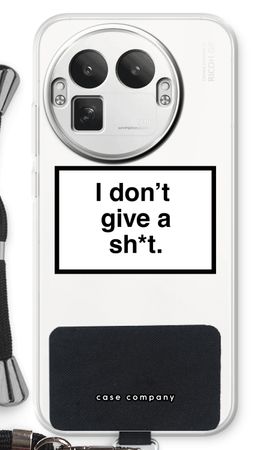 Don't give a shit