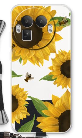Sunflower and bees