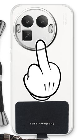 Middle finger white