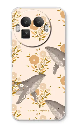 Floral Whales, Mehki ovitek Realme GT 8 Pro