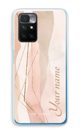 Gold Lines Namecase - Blush