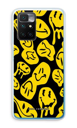 Schmelzendes Smiley-Gesicht - Gelb