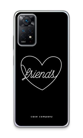 Friends heart black