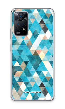 Coloured triangles blue