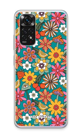 Retro Flowers N°2 - Blue