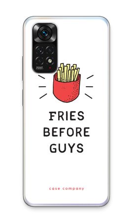 Fries before guys