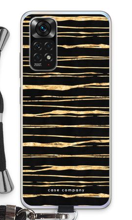 Goldfarbene Streifen