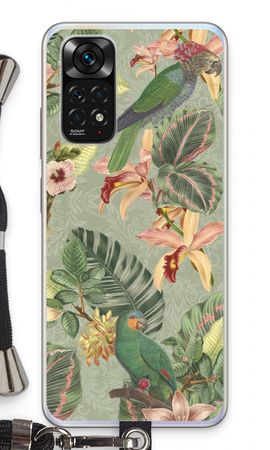 Tropical jungle parrot