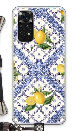 Blue tiles and lemons