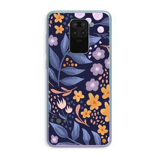 Flowers with blue leaves