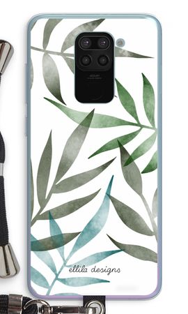 Tropical watercolor leaves