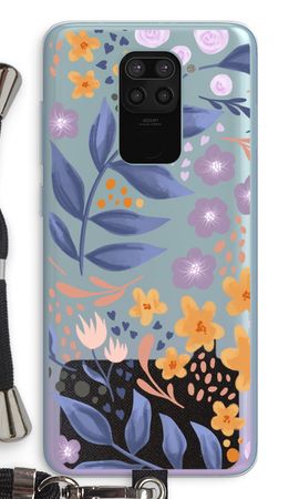 Flowers with blue leaves