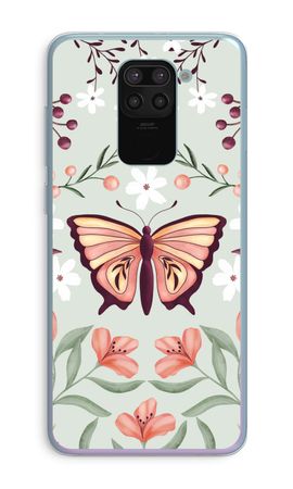 Schmetterling in einer blumigen Welt