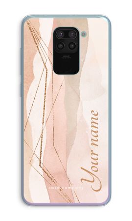 Gold Lines Namecase - Blush