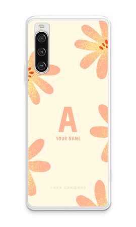 Peach Blossom Monogram
