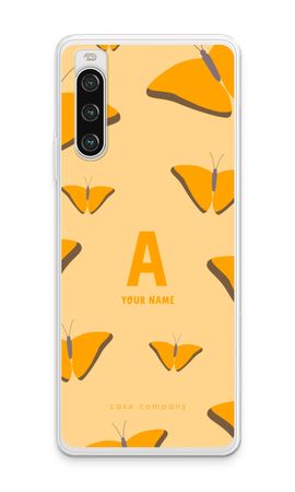 Amber Butterflies Monogram