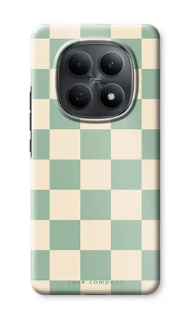 Checkered Mint, Xiaomi Poco M8 tough case