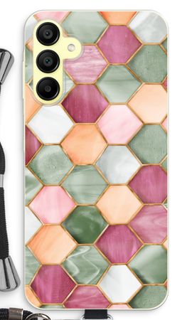 Hexagons in stained glass