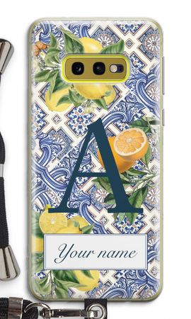 Monogram Blauwe tegels