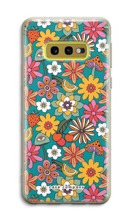Retro Bloemen N°2 - Blauw