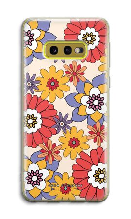 Retro bloemen - Geel