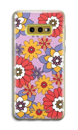 Retro bloemen - Paars