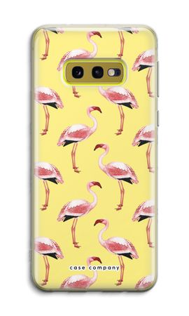Flamingo's geel