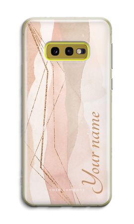Gold Lines Namecase - Blush