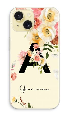 Flirty Flowers Monogram