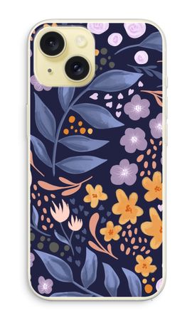 Flowers with blue leaves