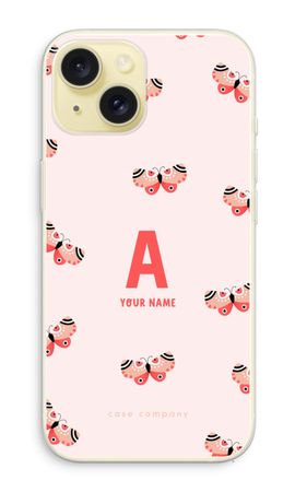 Rosy Butterflies Monogram