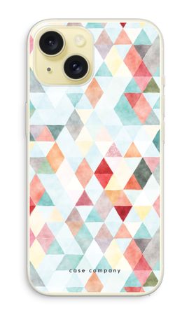 Coloured triangles pastel