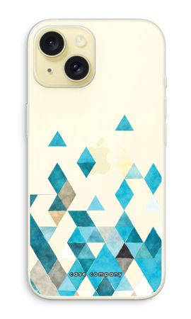 Coloured triangles blue