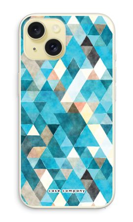 Coloured triangles blue
