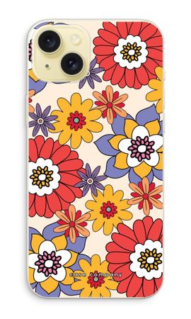 Retro Flowers - Yellow