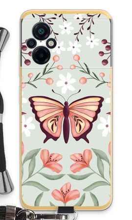 Butterfly in a floral world