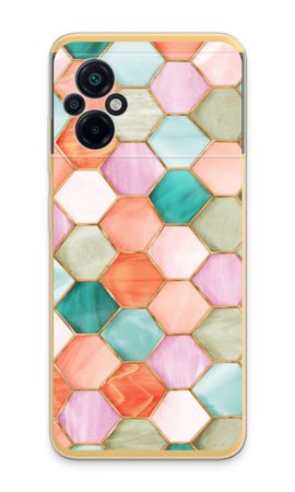 Hexagons in stained glass