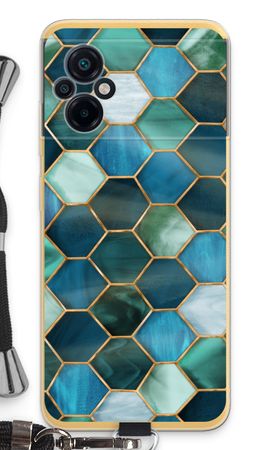 Hexagons in stained glass