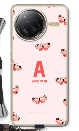 Rosy Butterflies Monogram