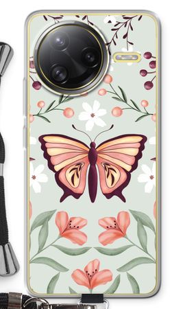 Butterfly in a floral world