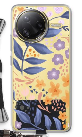 Flowers with blue leaves