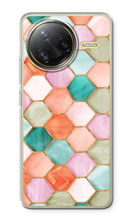 Hexagons in stained glass