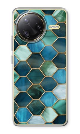 Hexagons in stained glass