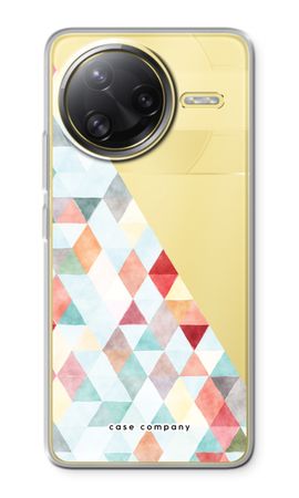 Coloured triangles pastel