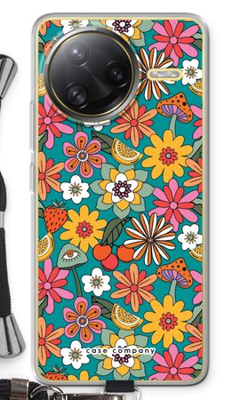 Retro Flowers N°2 - Blue