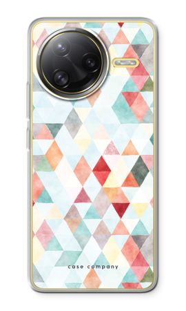 Coloured triangles pastel