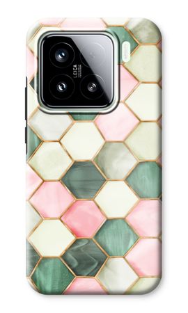 Hexagons in stained glass