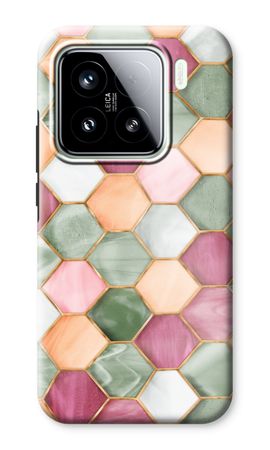 Hexagons in stained glass