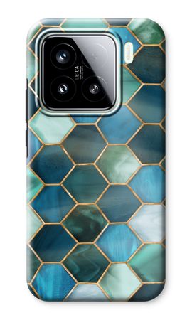 Hexagons in stained glass